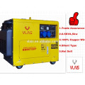 China VLAIS Protable Silent Type 5kw Key Start Diesel Generator 5KW Generateur